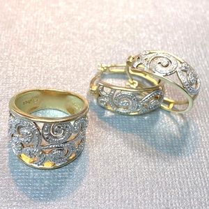 Ring and earring set